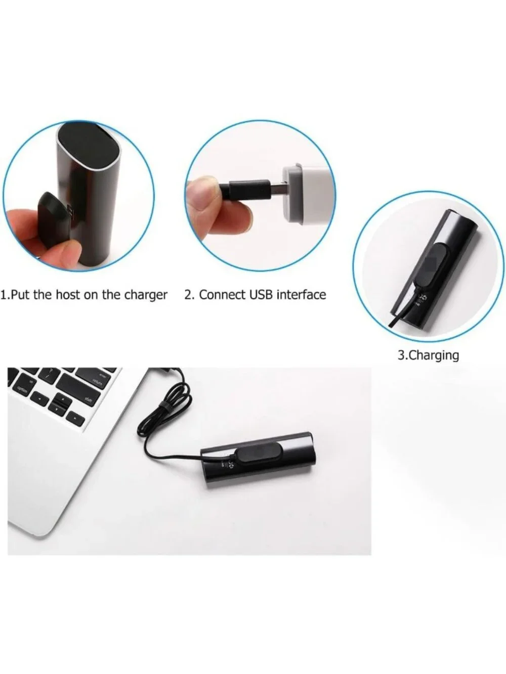 USB Charger Dock & Cable Replacement Accessories for 2 & 3 Devices - Fast
